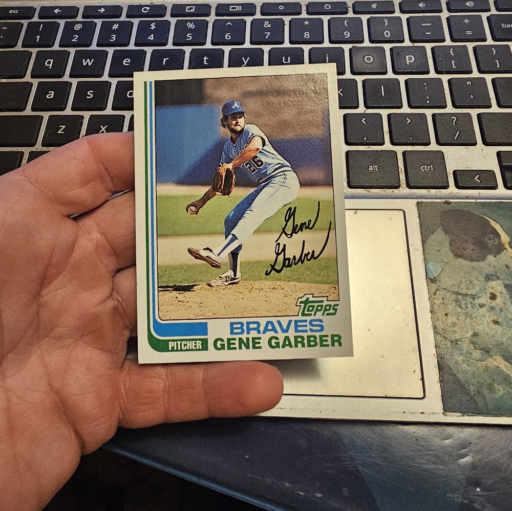 Gene garber baseball card